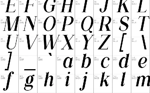 Silvex Editorial font