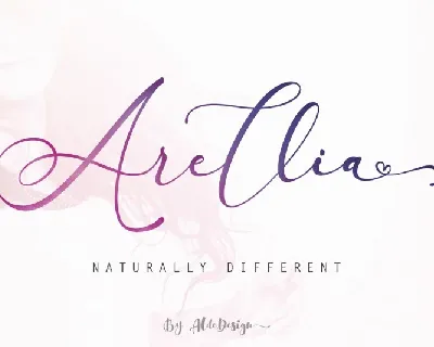 Arellia Script font