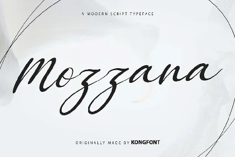 Mozzana font