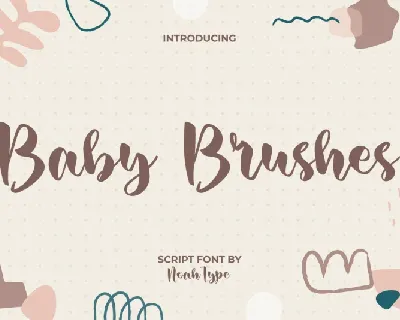 Baby Brushes font