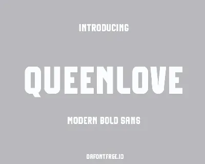 Queenlove font