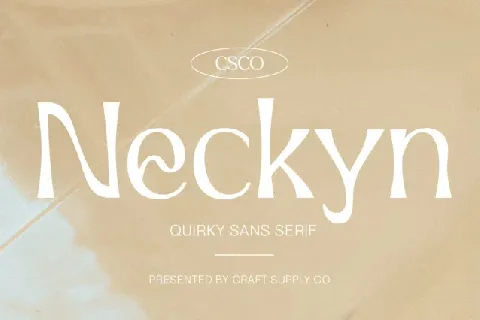 Neckyn font