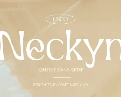 Neckyn font