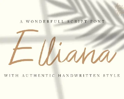 Elliana font