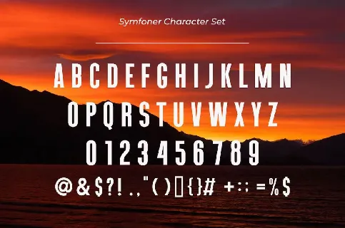 Symfoner font