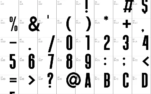 Symfoner font