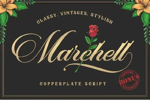 Marchell Script Free font