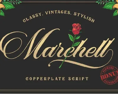 Marchell Script Free font