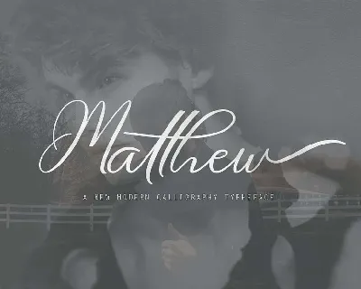 Matthew Script Free font