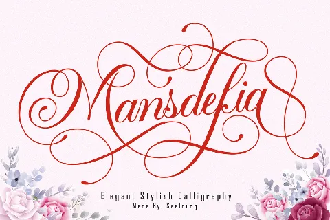 Mansdefia font