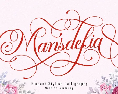 Mansdefia font