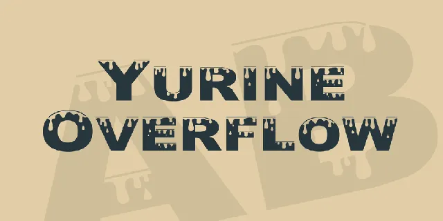 Yurine Overflow font