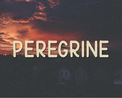 Peregrine font