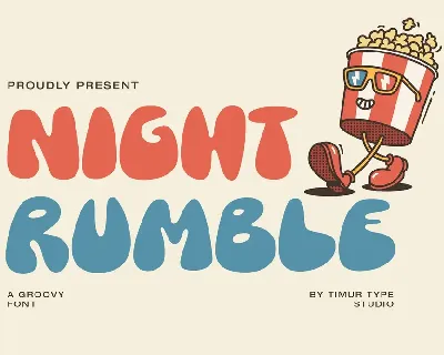 Night Rumble font