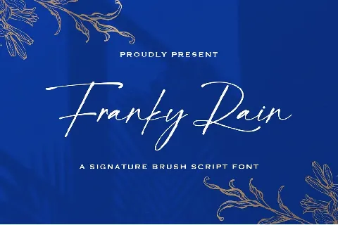 Franky Rain font