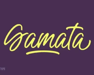Gamata Handwritten font