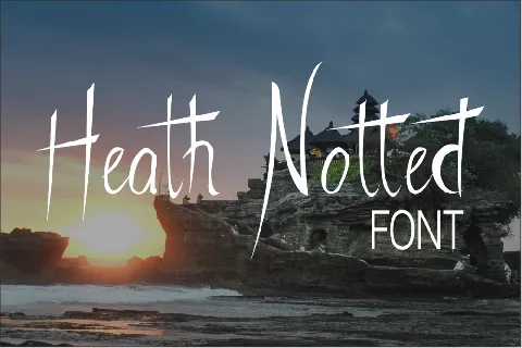 Heath Notted font