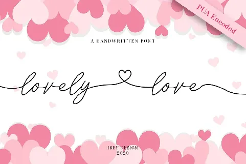 Lovely Love font