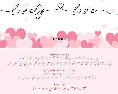 Lovely Love font