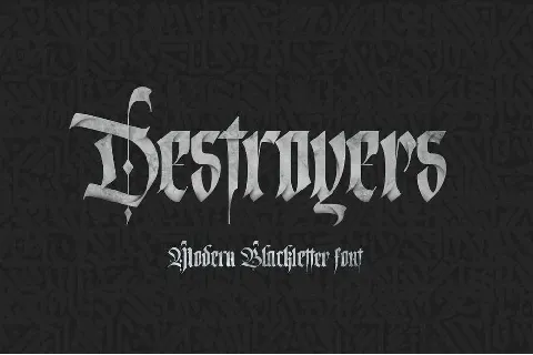 Destroyers font