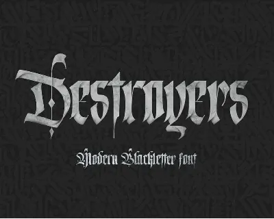 Destroyers font