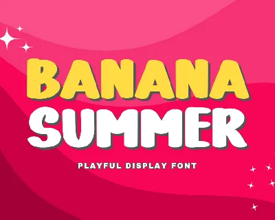 Banana Summer font