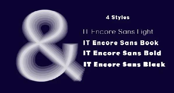 IT Encore Sans Typeface font