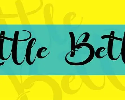 Little Betty font