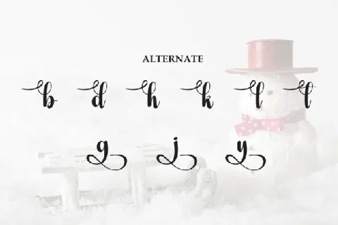 Sleighs Script font