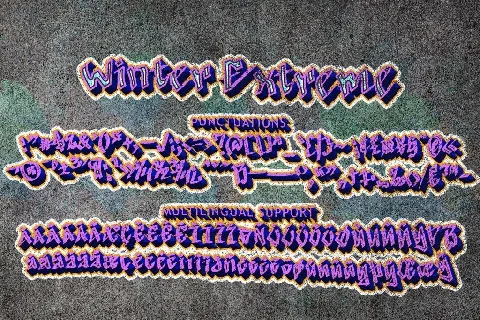 Winter Extreme font