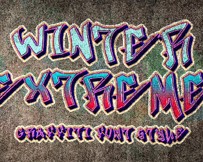 Winter Extreme font