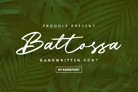 Battossa font