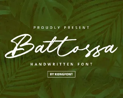 Battossa font