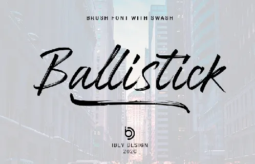 Ballistick font