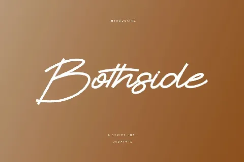 Bothside font