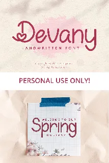 Devany font