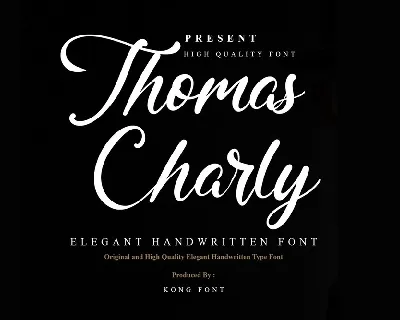 Thomas Charly font