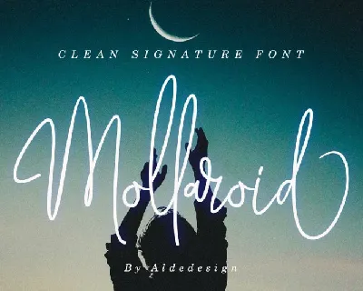 Mollaroid Signature font