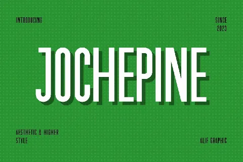 Jochepine font