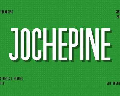 Jochepine font