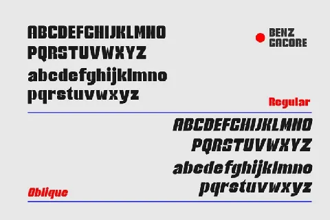 Benz Gacore font