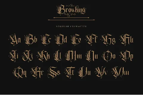 Browking - Personal use font