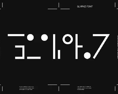 Glyphz font