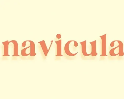 Navicula font