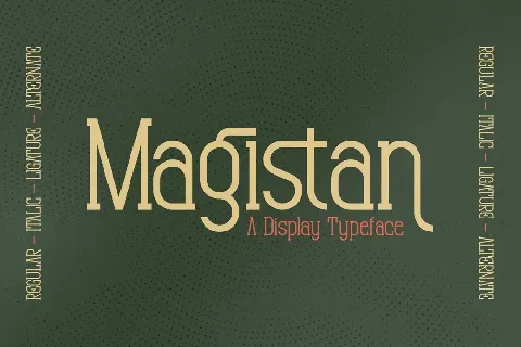 Magistan font