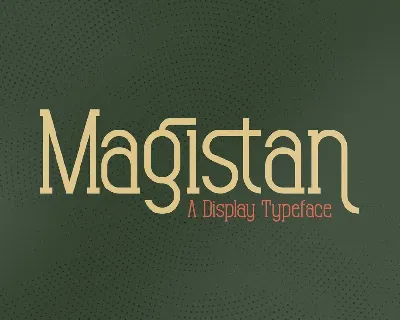 Magistan font