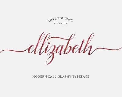 Ellizabeth Script font