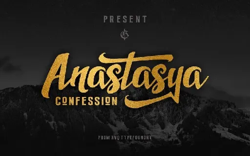 Anastasya Confession font