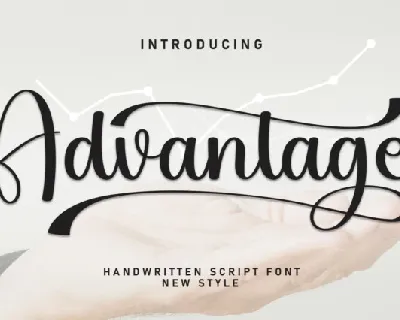 Advantage Calligraphy font