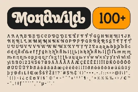 Monwild font